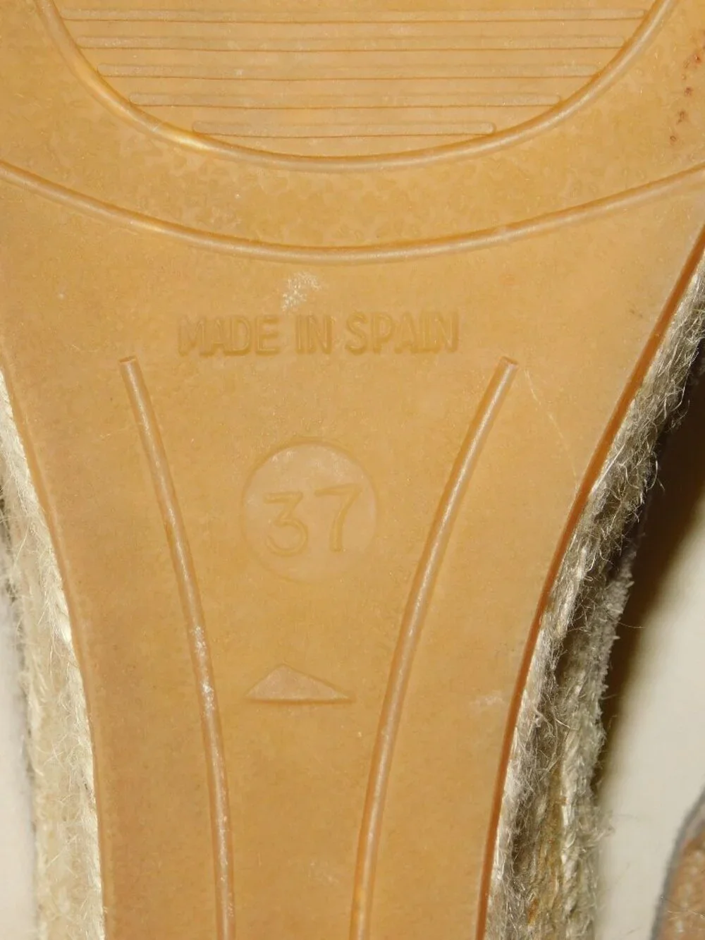 Kanna Made In Spain Espadrille Wedge Heel Sandals Size 37